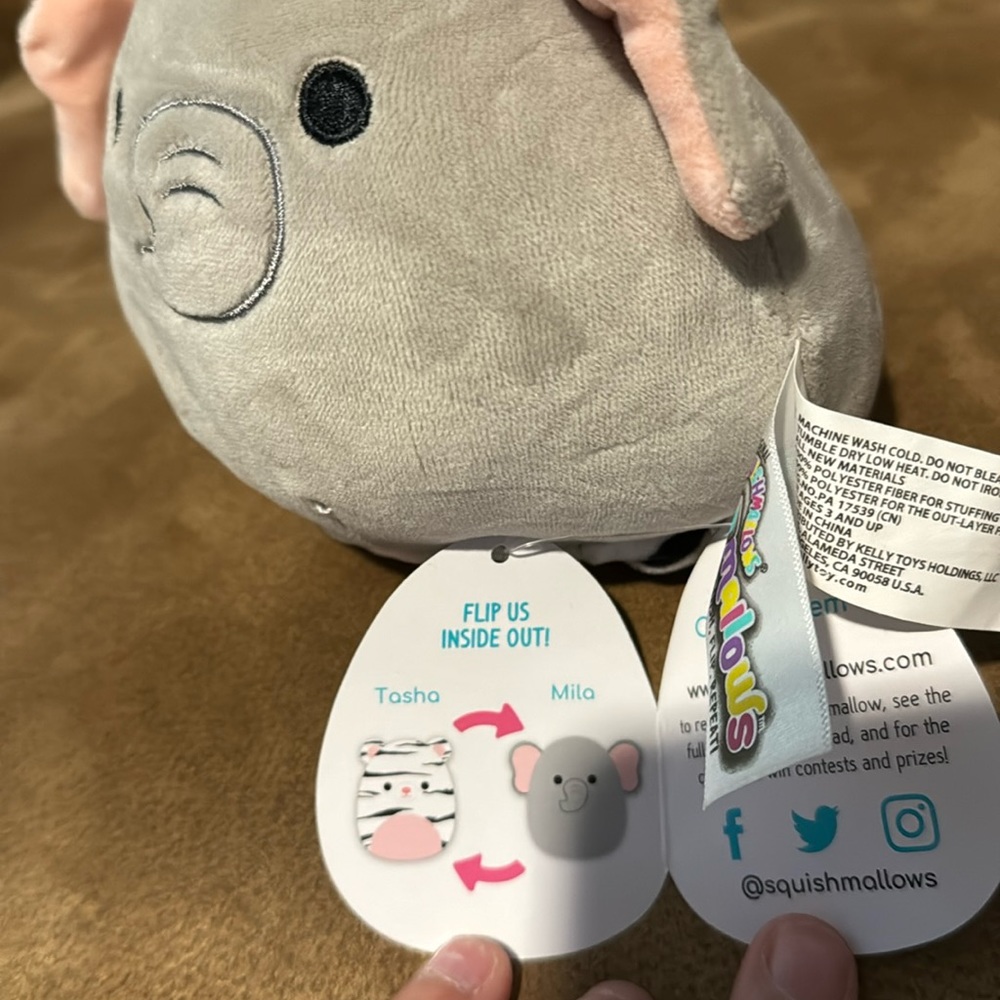 Squishmallow Flip a Mallow Tasha and Mila 5 inch